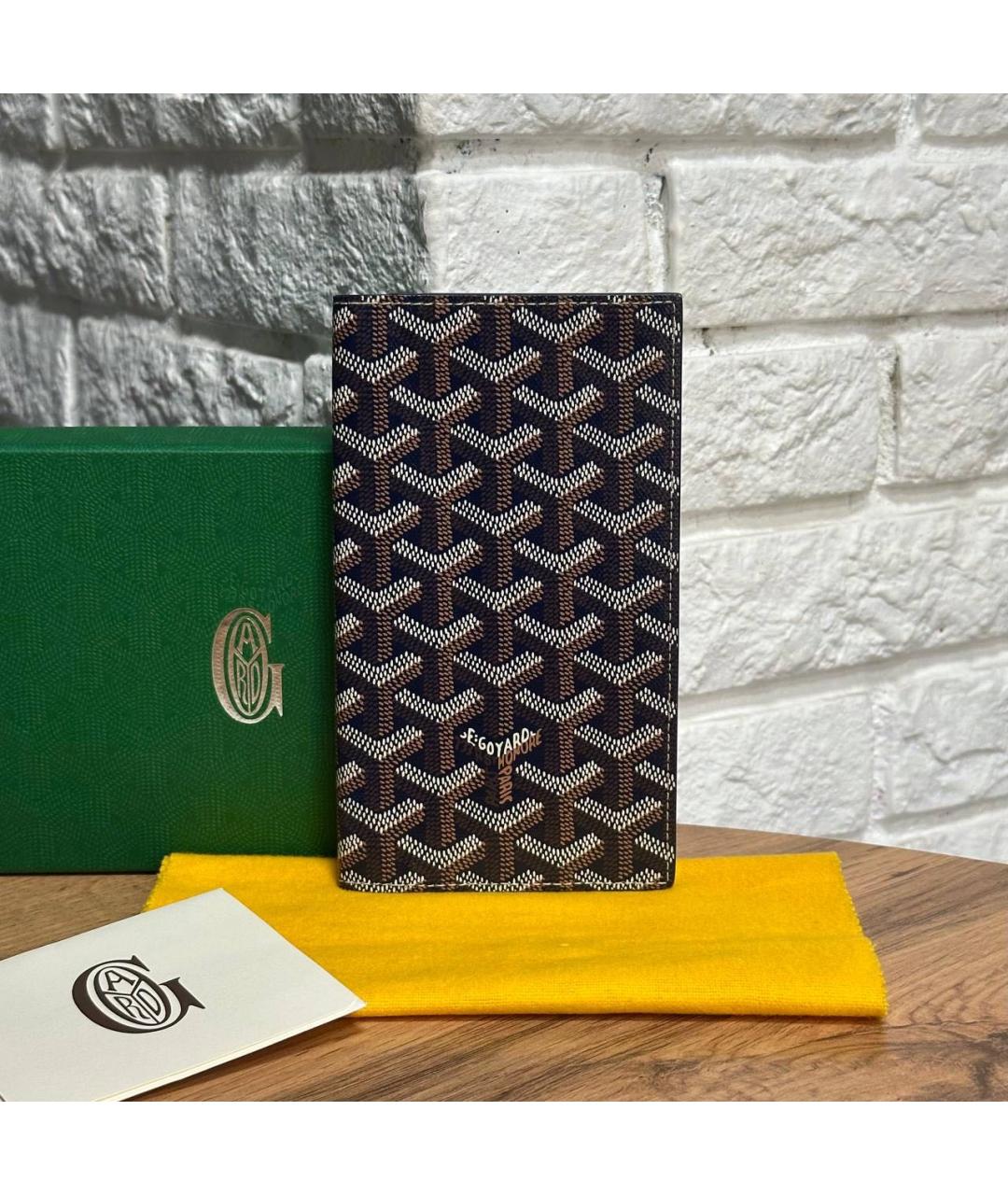 GOYARD Темно-синий кошелек, фото 4