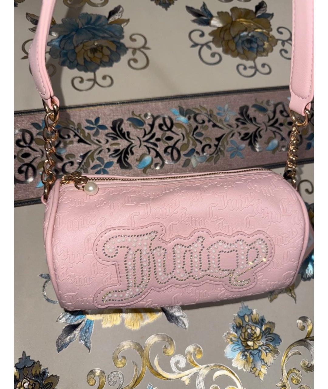JUICY COUTURE Розовая сумка через плечо, фото 4