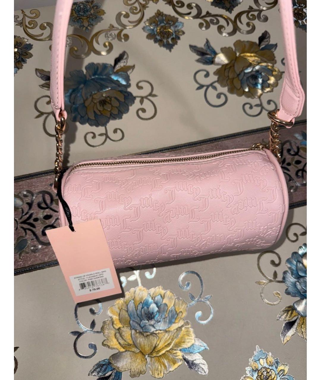 JUICY COUTURE Розовая сумка через плечо, фото 3