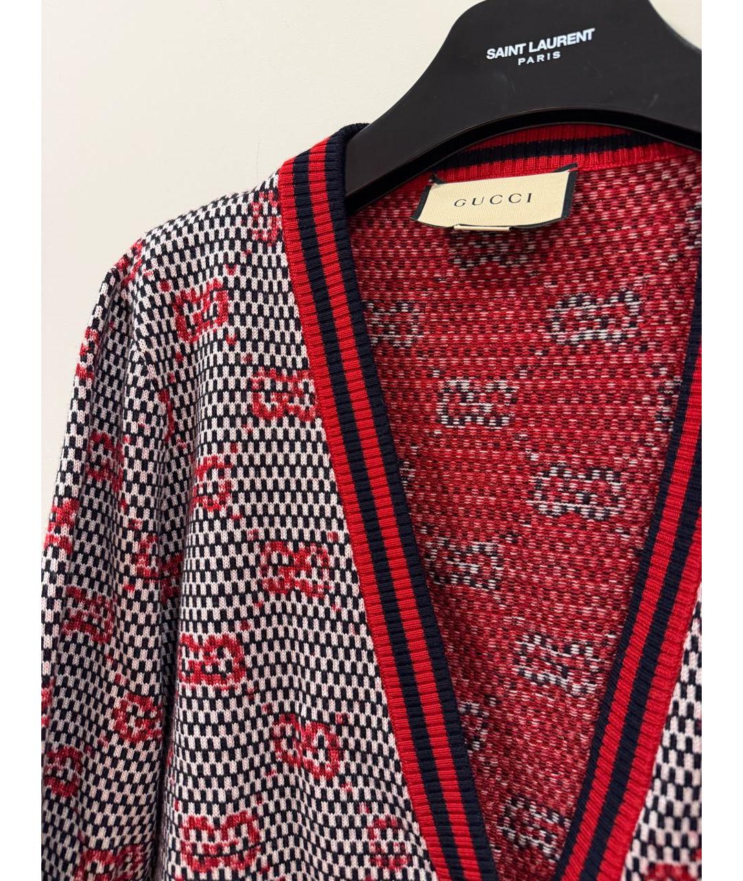 GUCCI Шерстяной кардиган, фото 3