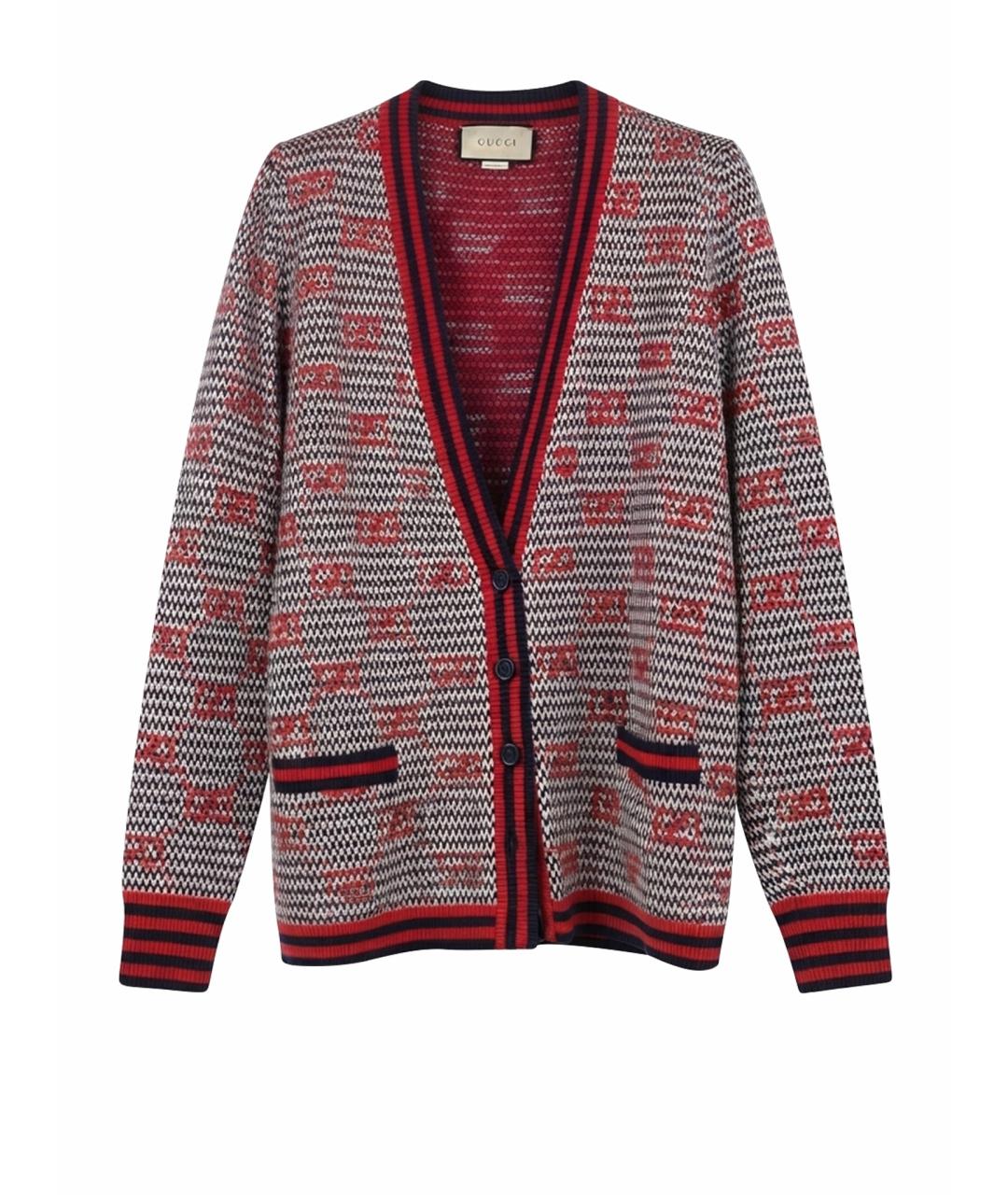 GUCCI Шерстяной кардиган, фото 1