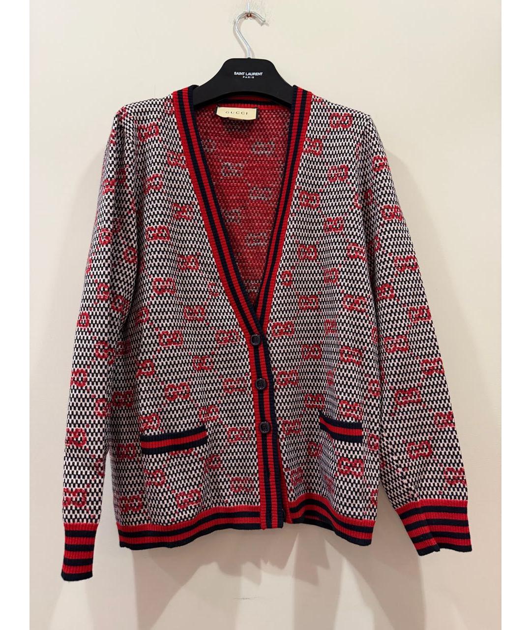 GUCCI Шерстяной кардиган, фото 5