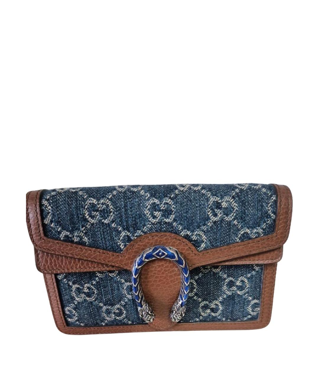 GUCCI Темно-синяя сумка через плечо, фото 1