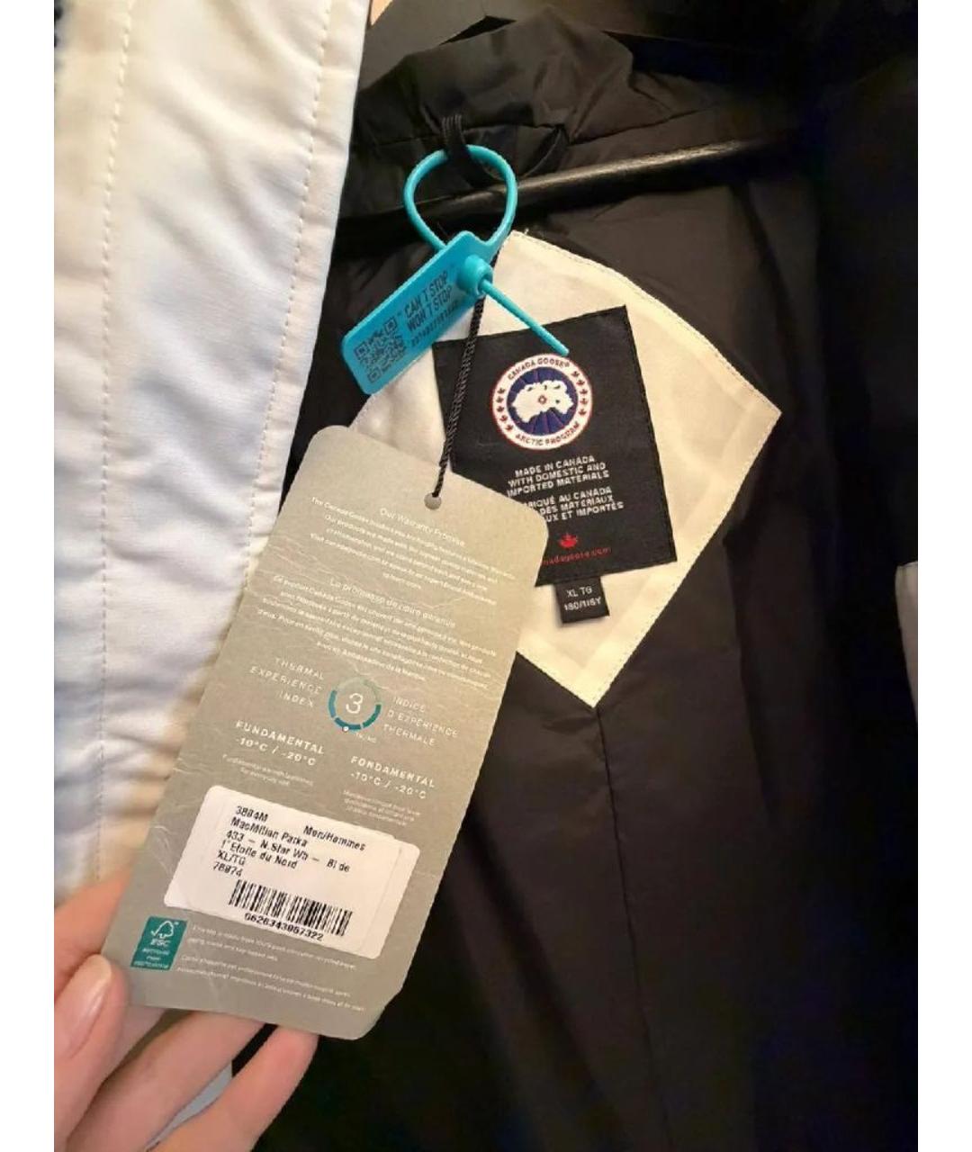 CANADA GOOSE Белая парка, фото 3