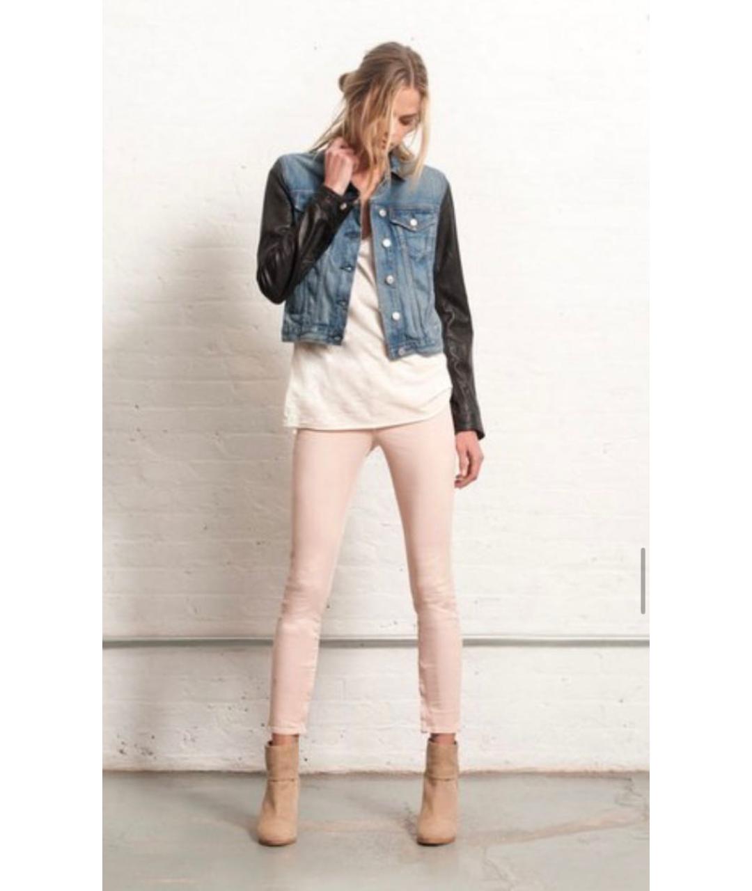 RAG & BONE Черная кожаная куртка, фото 8