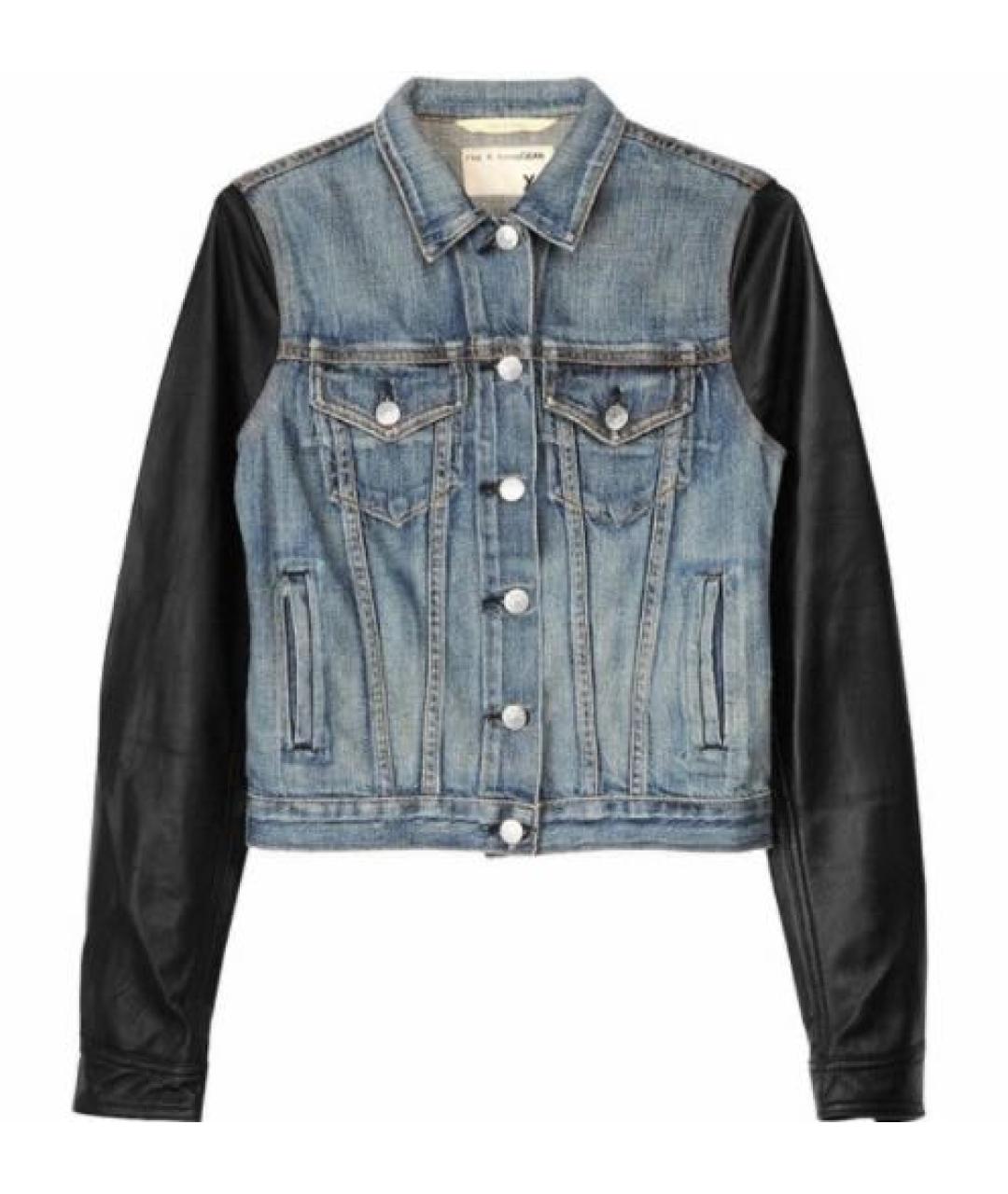 RAG & BONE Черная кожаная куртка, фото 1