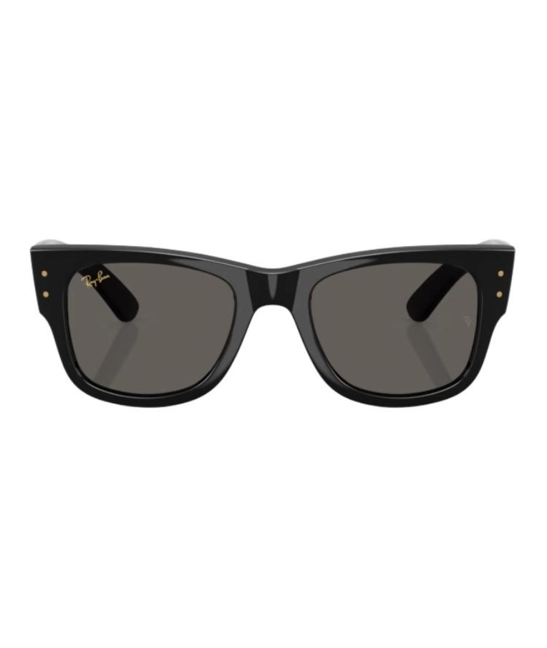RAY BAN Черные пластиковые солнцезащитные очки, фото 2