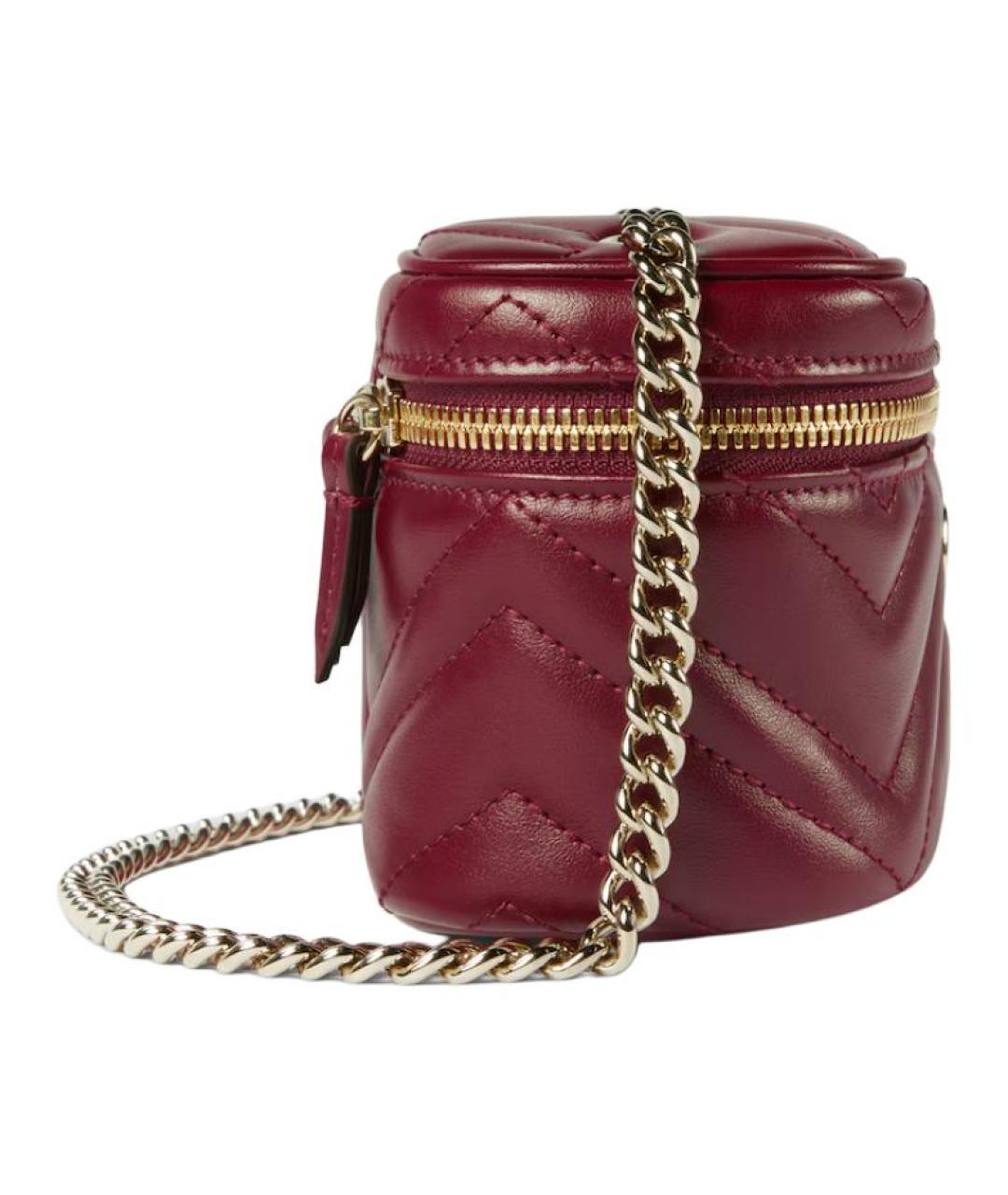 GUCCI Красная кожаная сумка через плечо, фото 4