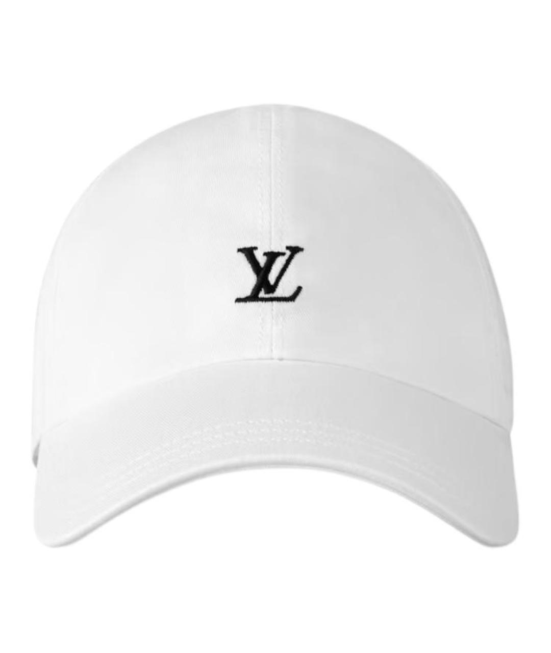 LOUIS VUITTON Белая хлопковая кепка/бейсболка, фото 3