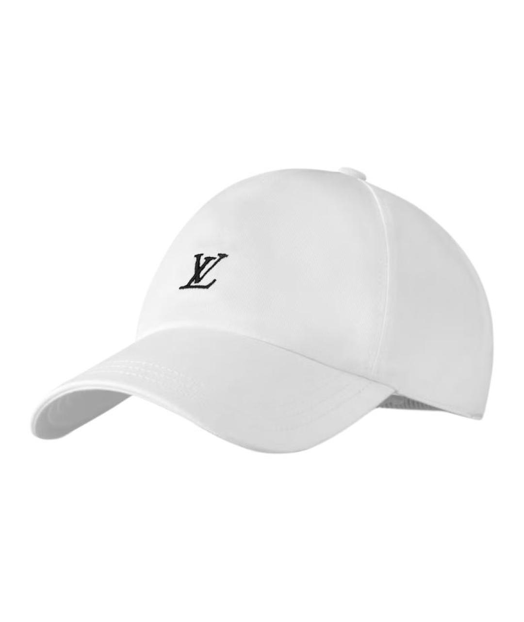 LOUIS VUITTON Белая хлопковая кепка/бейсболка, фото 1