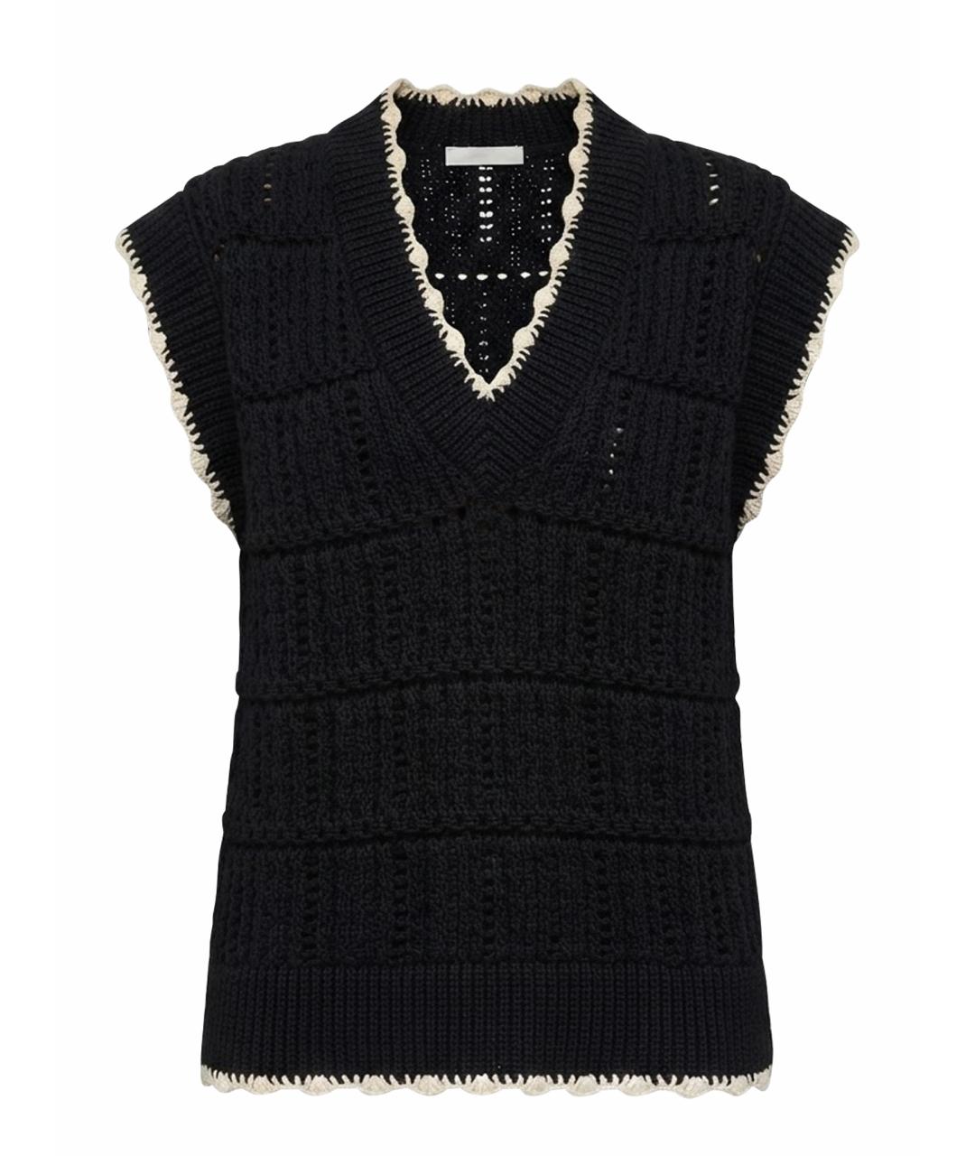 CHANEL Черная жилетка, фото 1