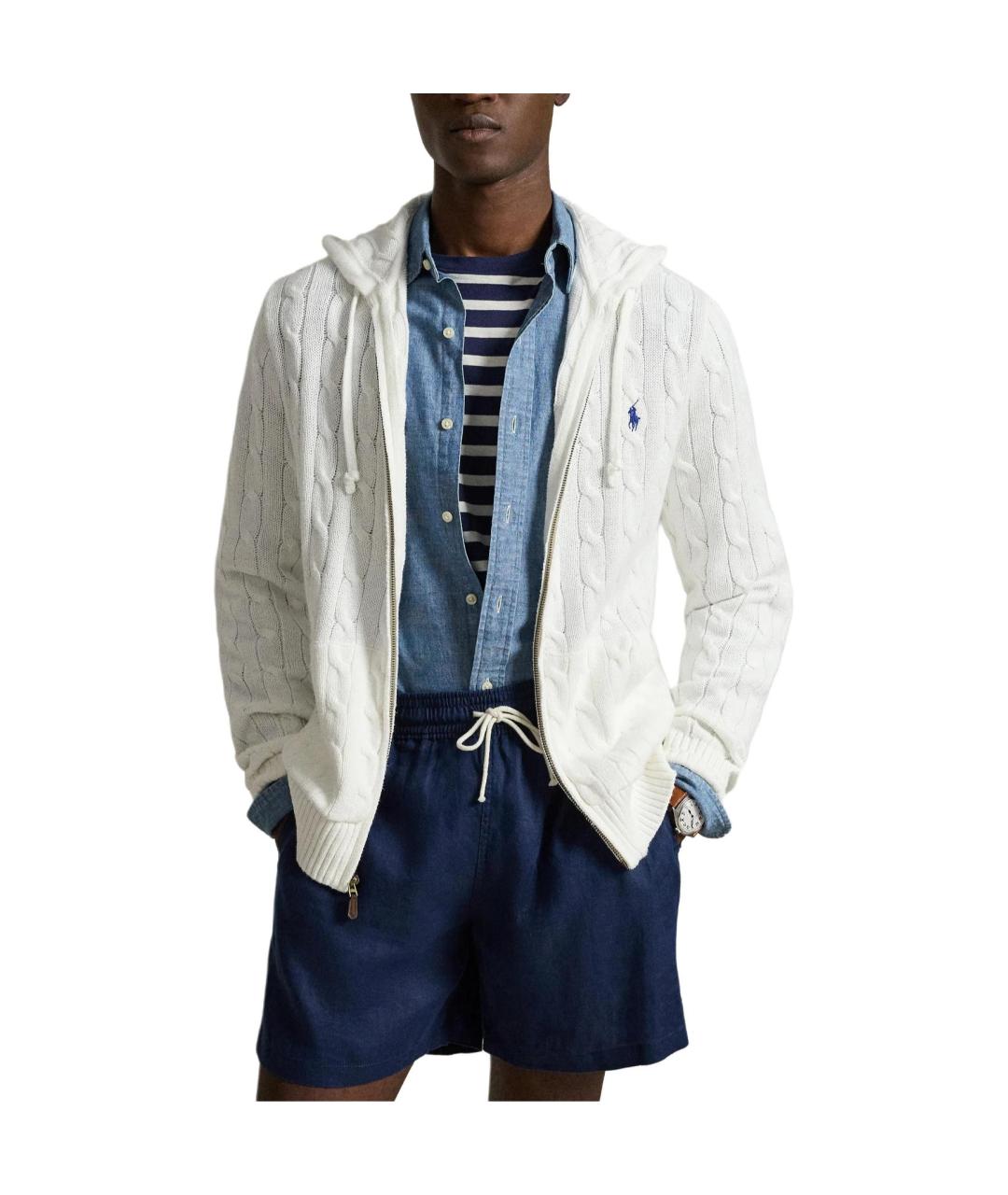 POLO RALPH LAUREN Белый джемпер / свитер, фото 2