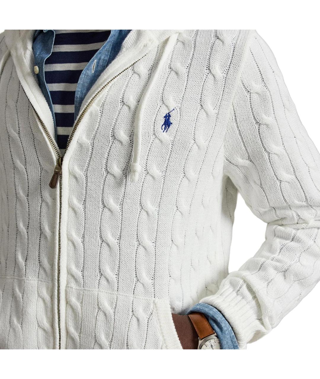 POLO RALPH LAUREN Белый джемпер / свитер, фото 4