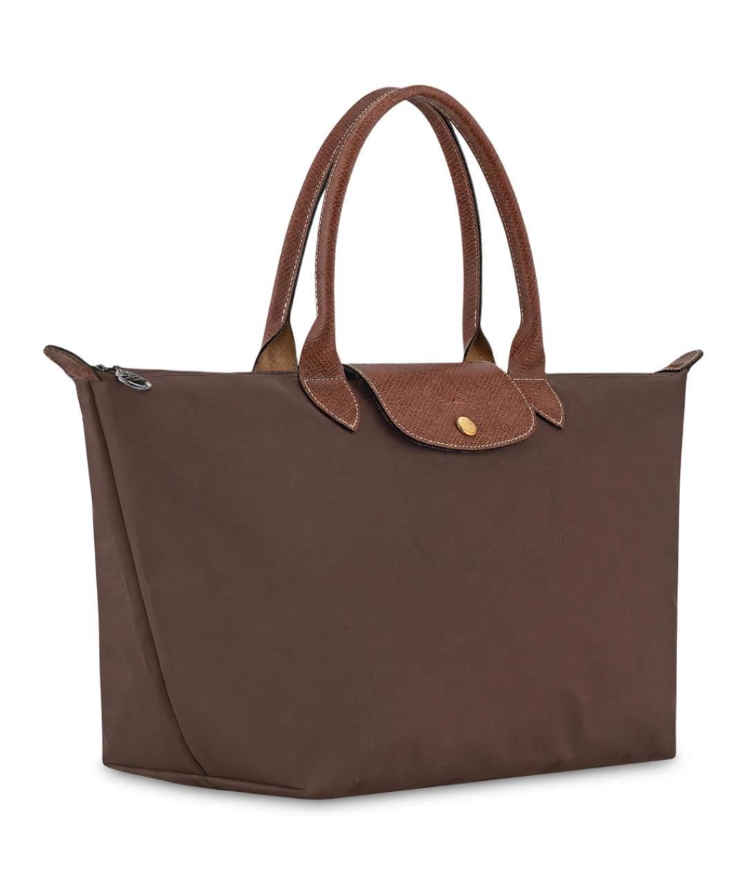 LONGCHAMP Коричневая нейлоновая сумка через плечо, фото 2
