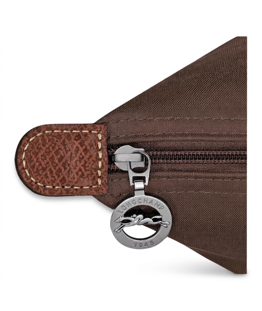LONGCHAMP Коричневая нейлоновая сумка через плечо, фото 5