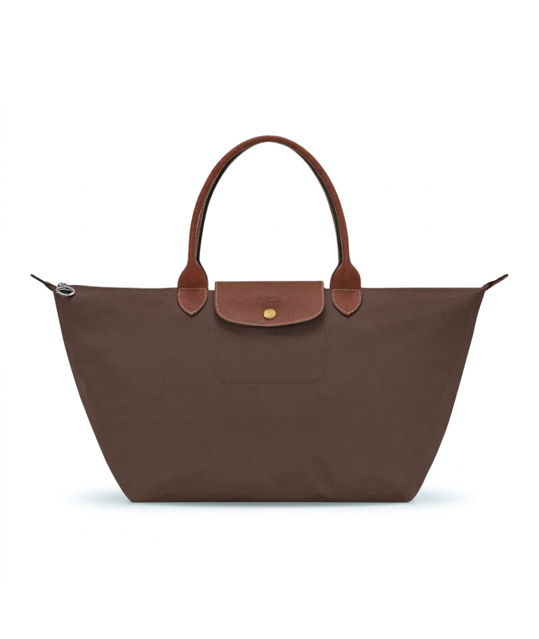 LONGCHAMP Коричневая нейлоновая сумка через плечо, фото 1