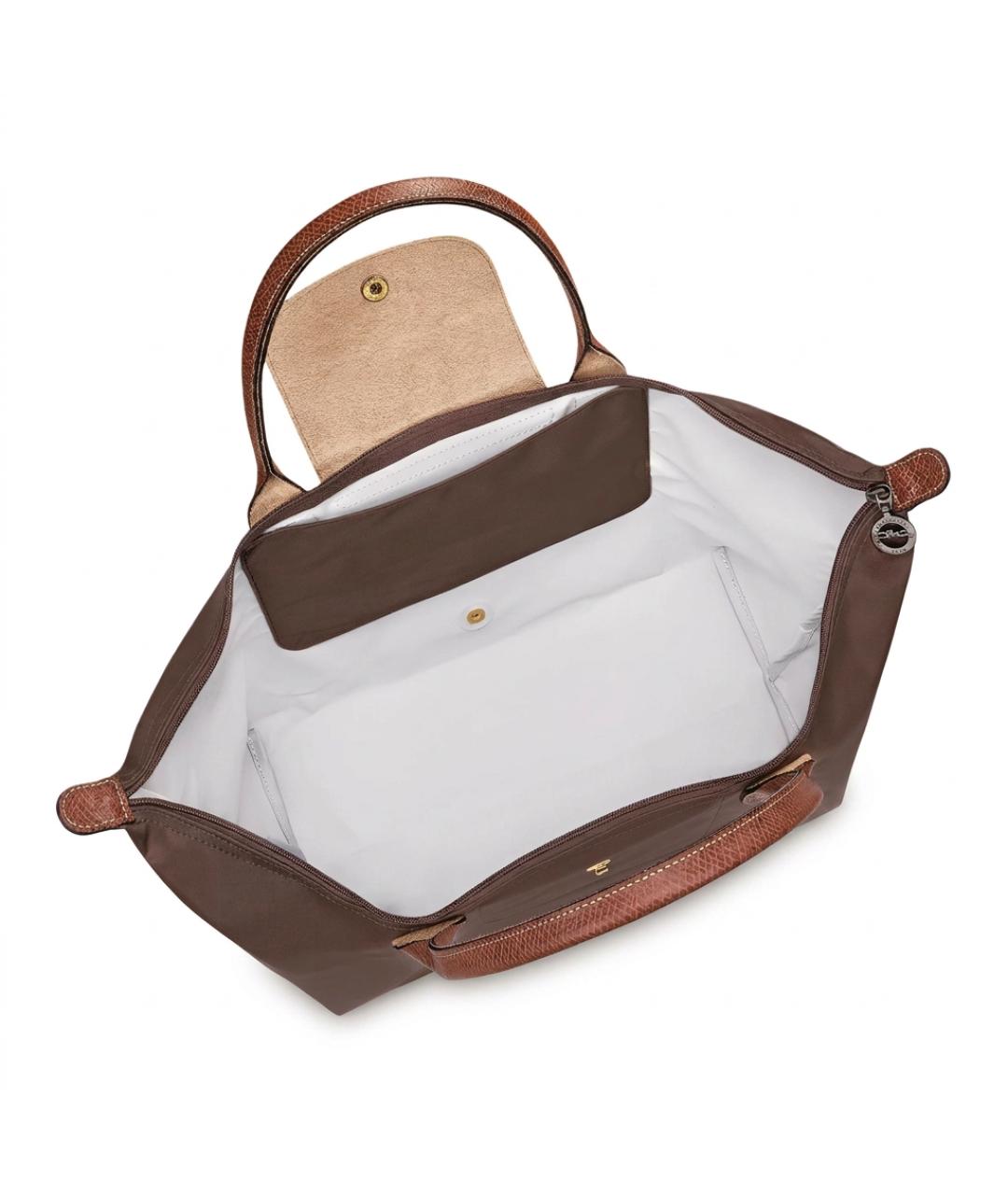 LONGCHAMP Коричневая нейлоновая сумка через плечо, фото 4