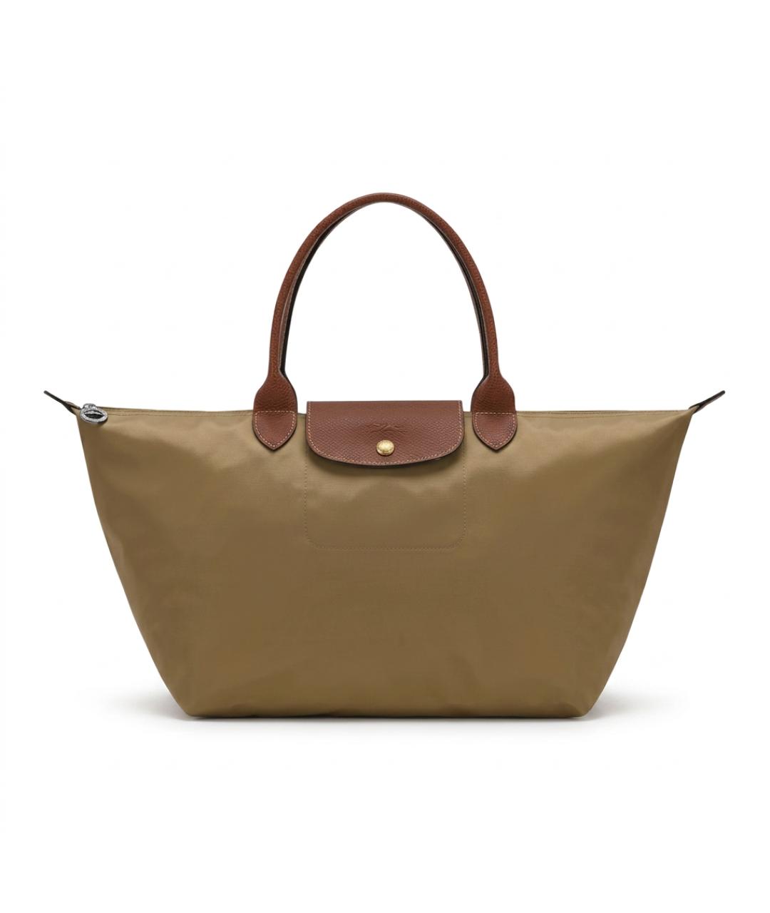LONGCHAMP Хаки нейлоновая сумка через плечо, фото 1