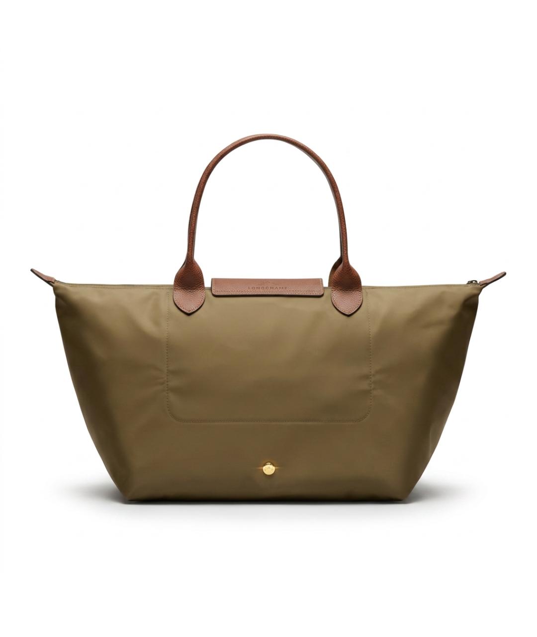LONGCHAMP Хаки нейлоновая сумка через плечо, фото 2