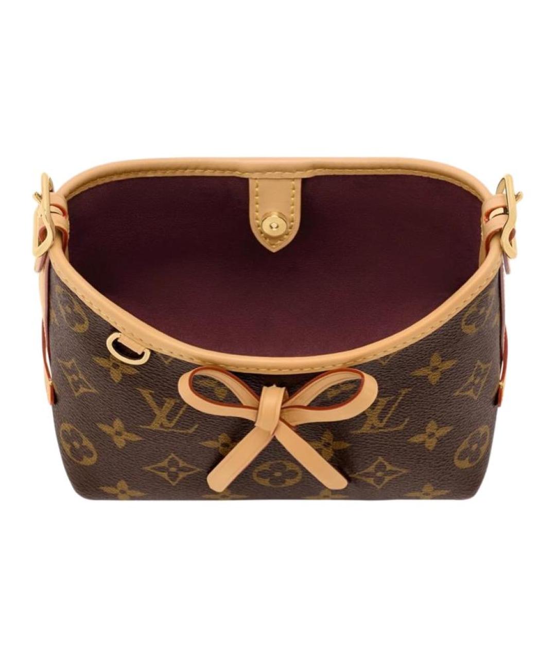 LOUIS VUITTON Коричневая сумка через плечо из канвы, фото 4