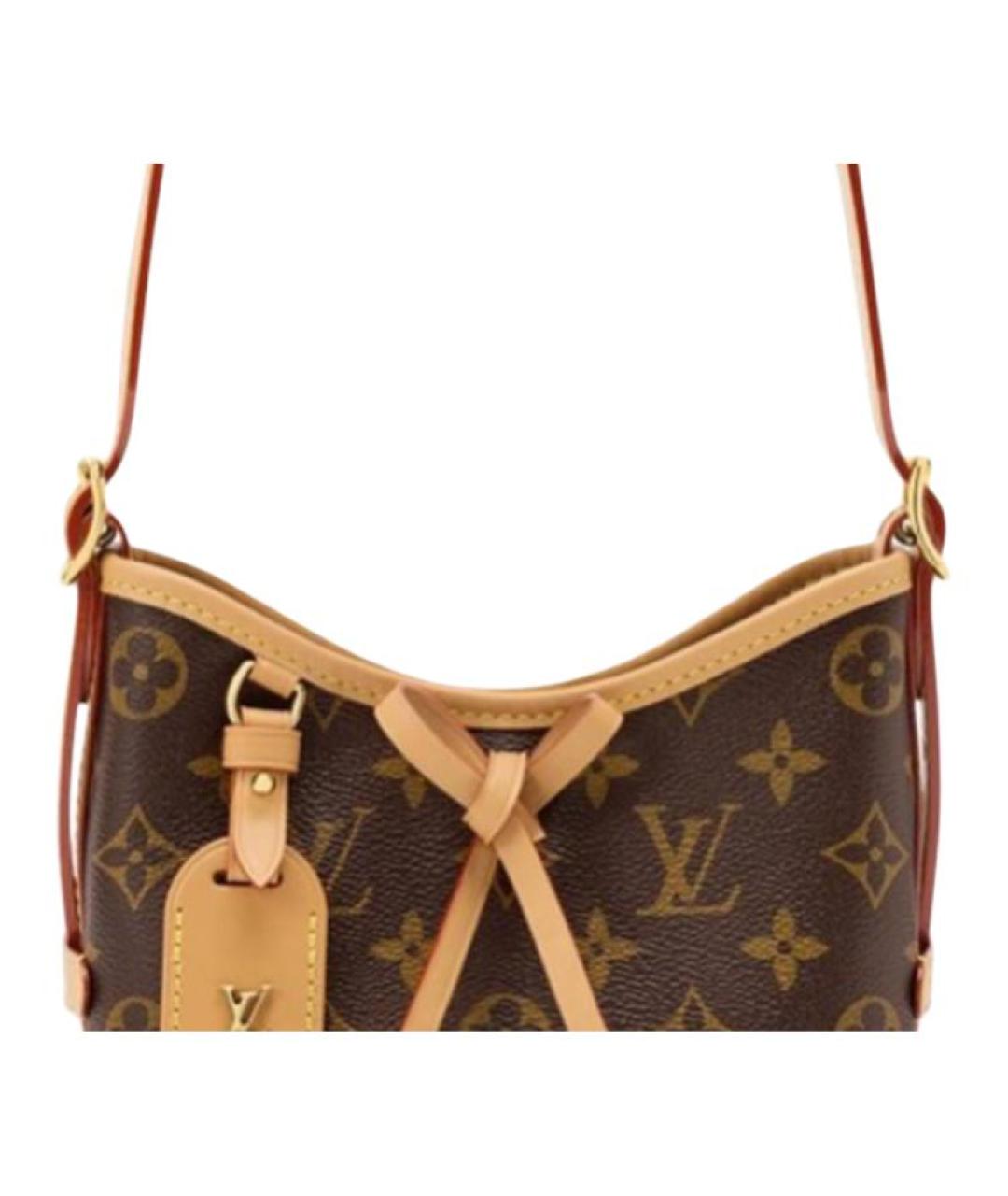 LOUIS VUITTON Коричневая сумка через плечо из канвы, фото 5