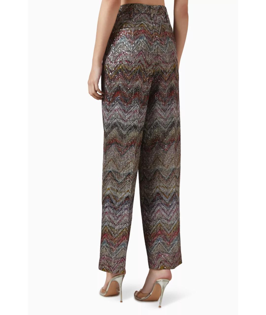 MISSONI Мульти вискозные прямые брюки, фото 6