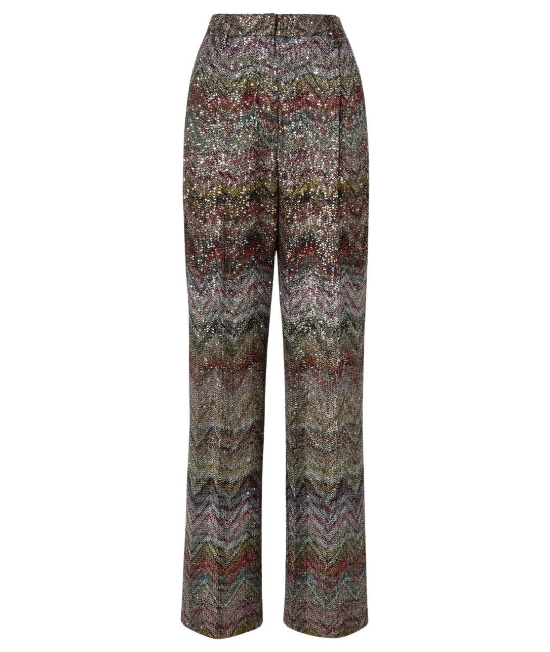 MISSONI Мульти вискозные прямые брюки, фото 1