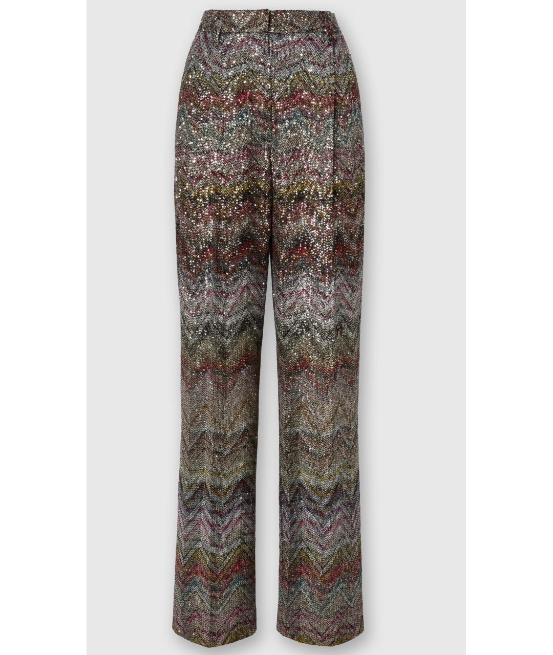 MISSONI Мульти вискозные прямые брюки, фото 7
