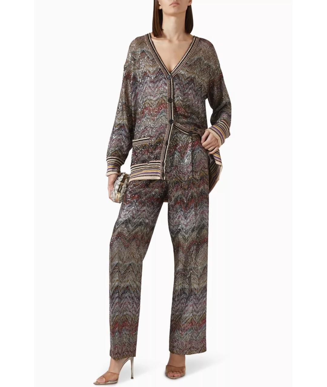 MISSONI Мульти вискозные прямые брюки, фото 5