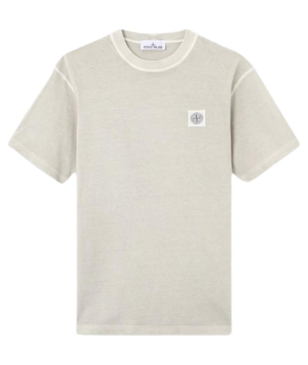 STONE ISLAND Серая футболка, фото 1