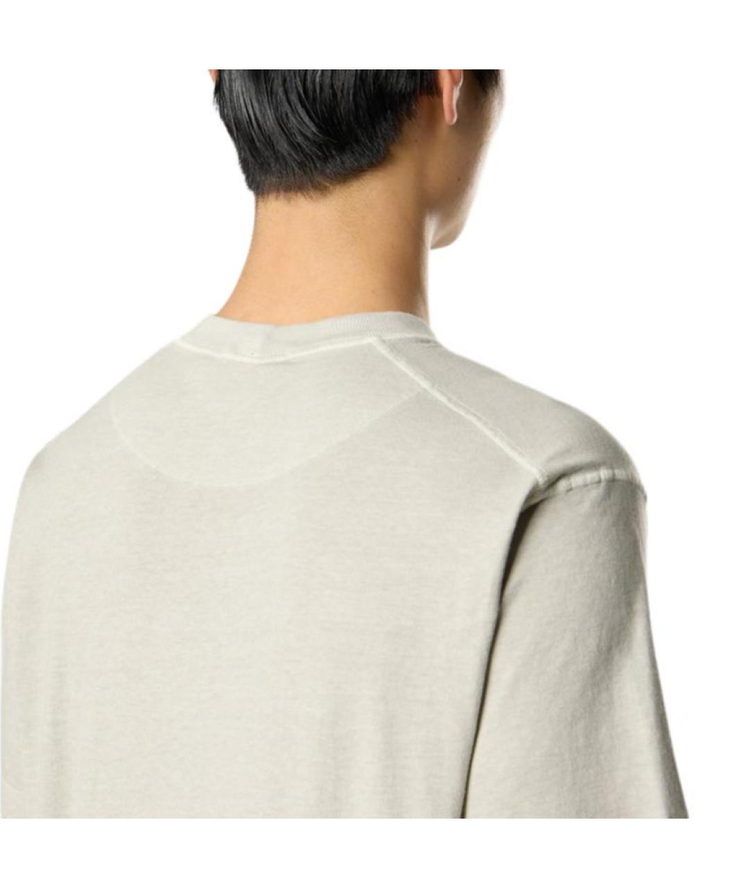 STONE ISLAND Серая футболка, фото 5