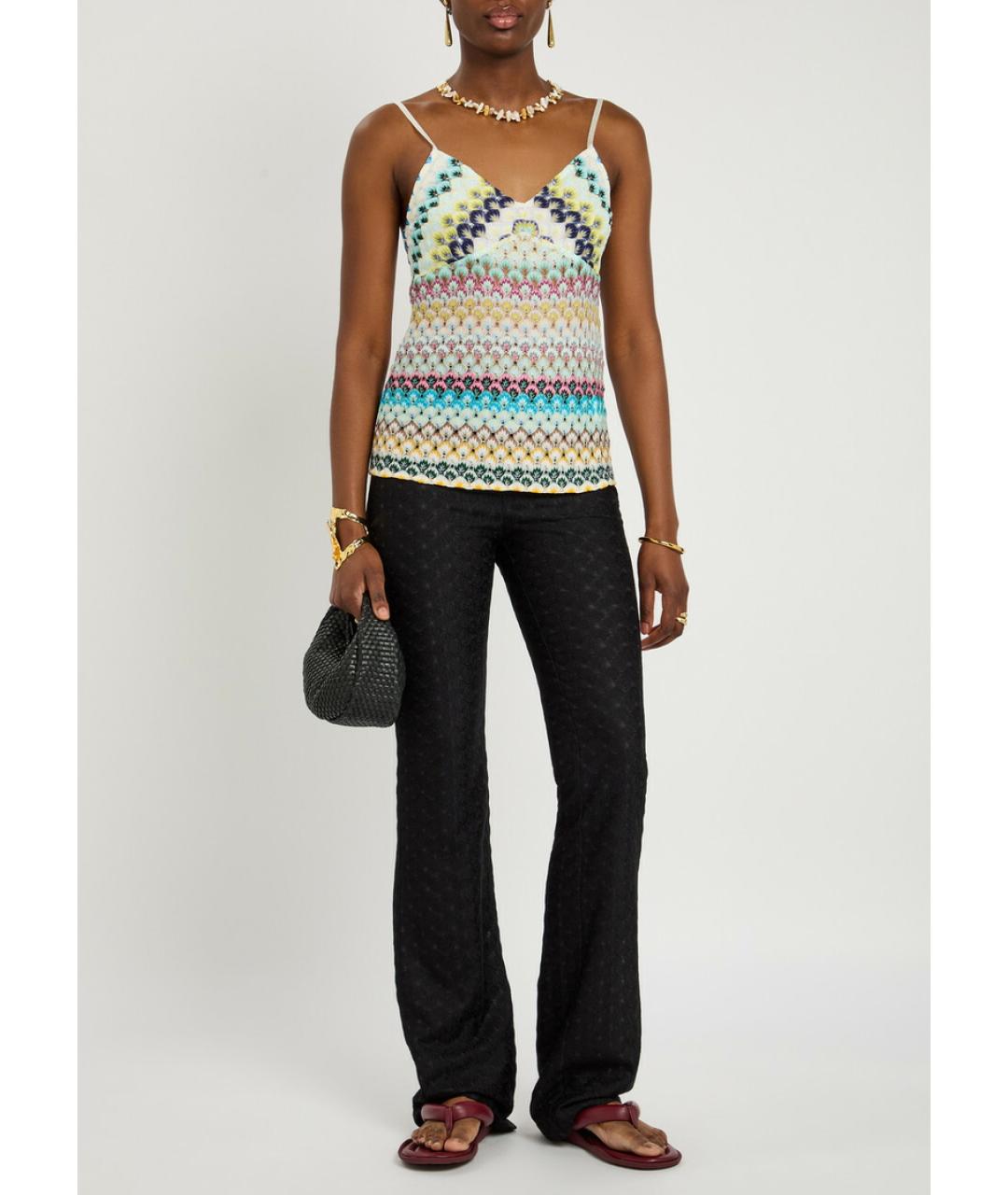 MISSONI Черные вискозные брюки узкие, фото 2