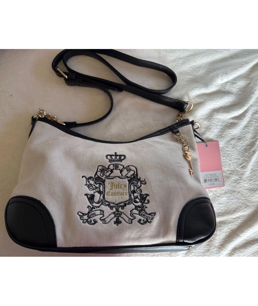 JUICY COUTURE Бежевая сумка через плечо, фото 4