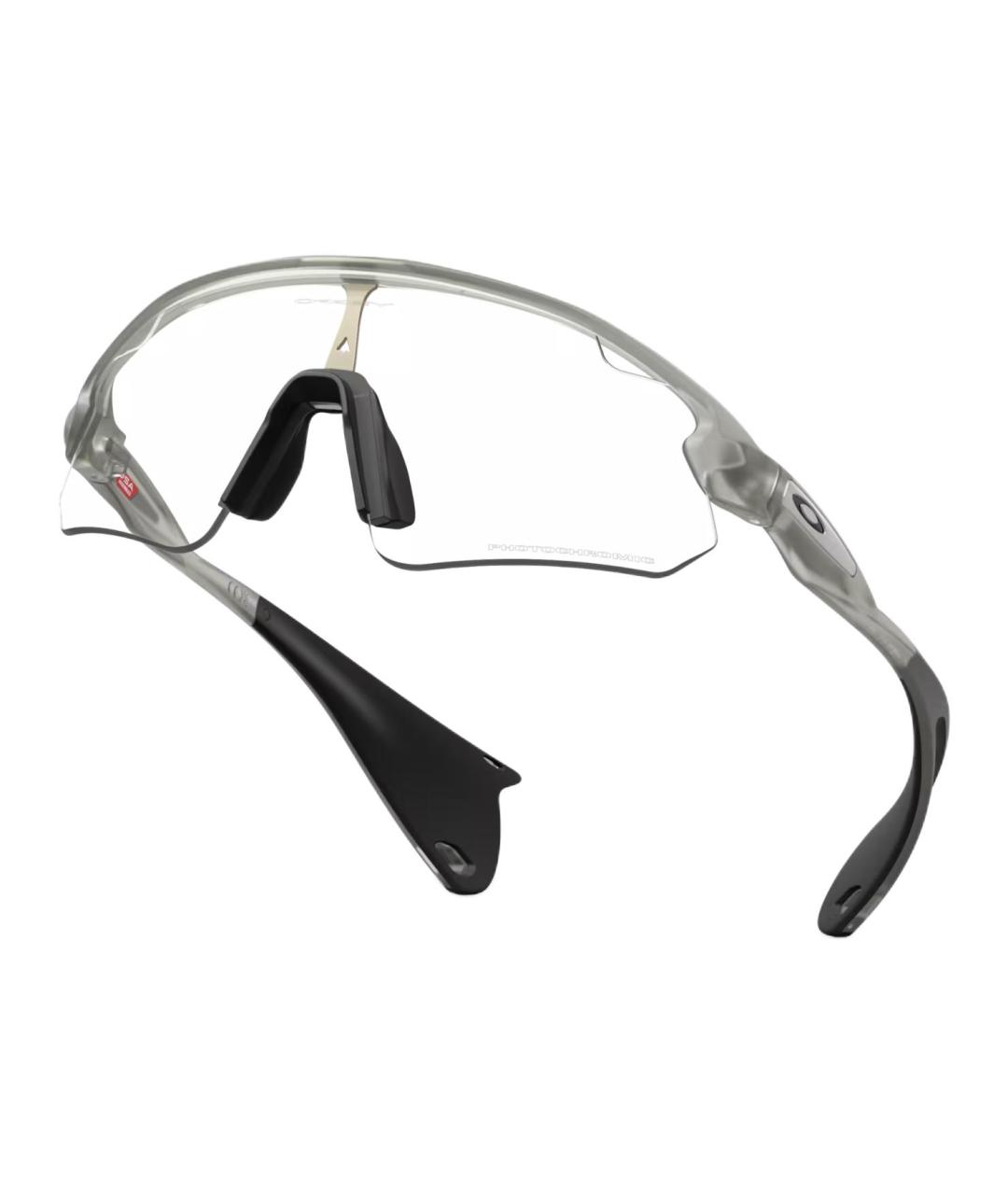 OAKLEY Серые пластиковые солнцезащитные очки, фото 4