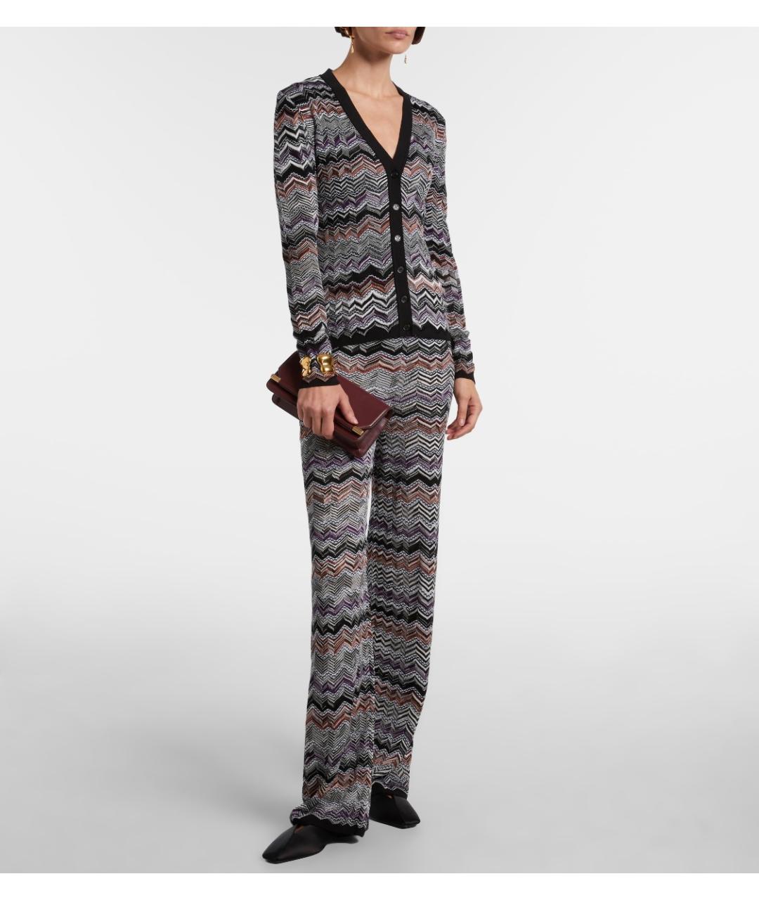 MISSONI Мульти вискозные прямые брюки, фото 4