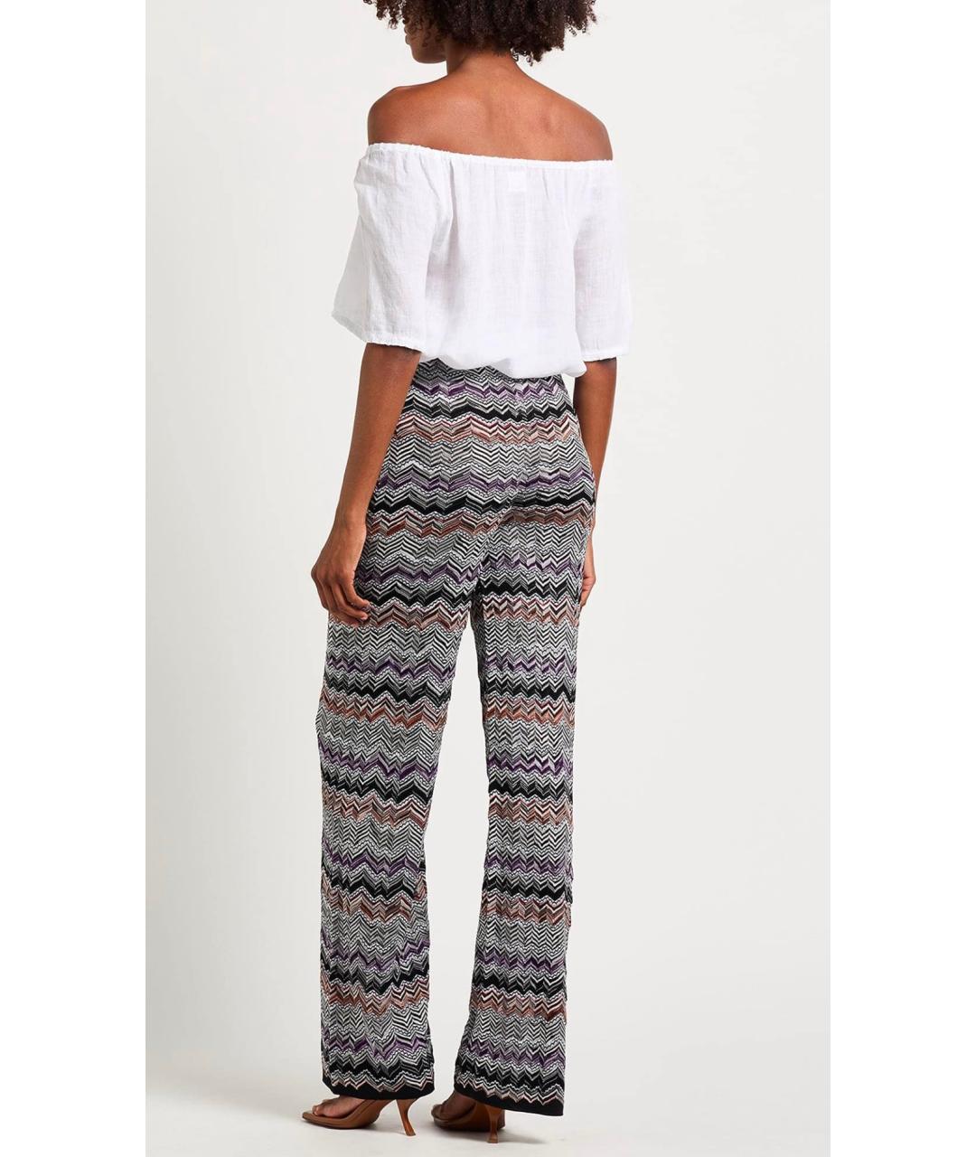 MISSONI Мульти вискозные прямые брюки, фото 3