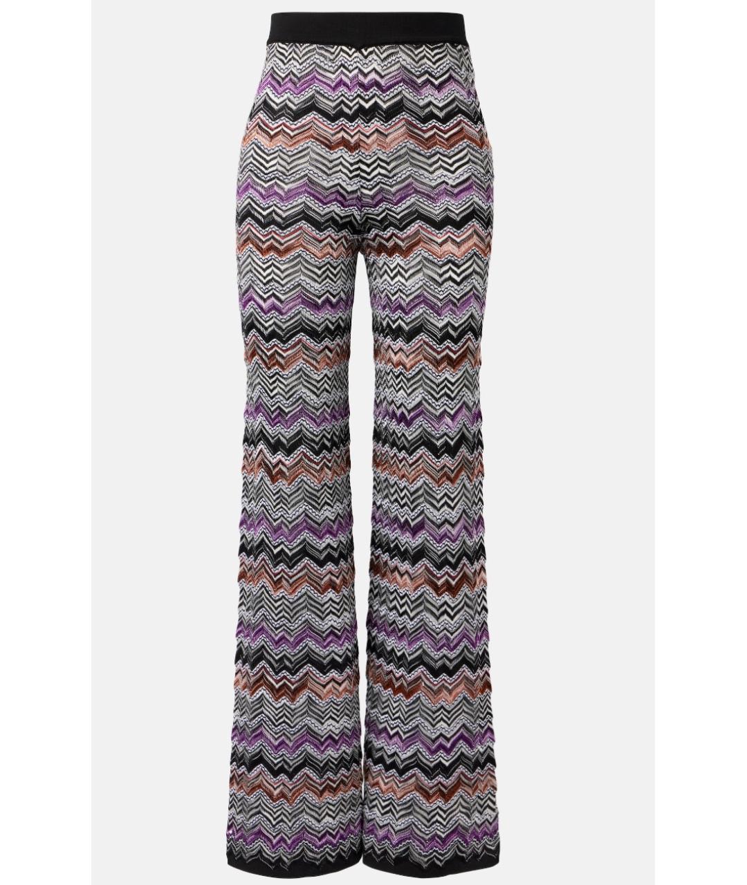 MISSONI Мульти вискозные прямые брюки, фото 6