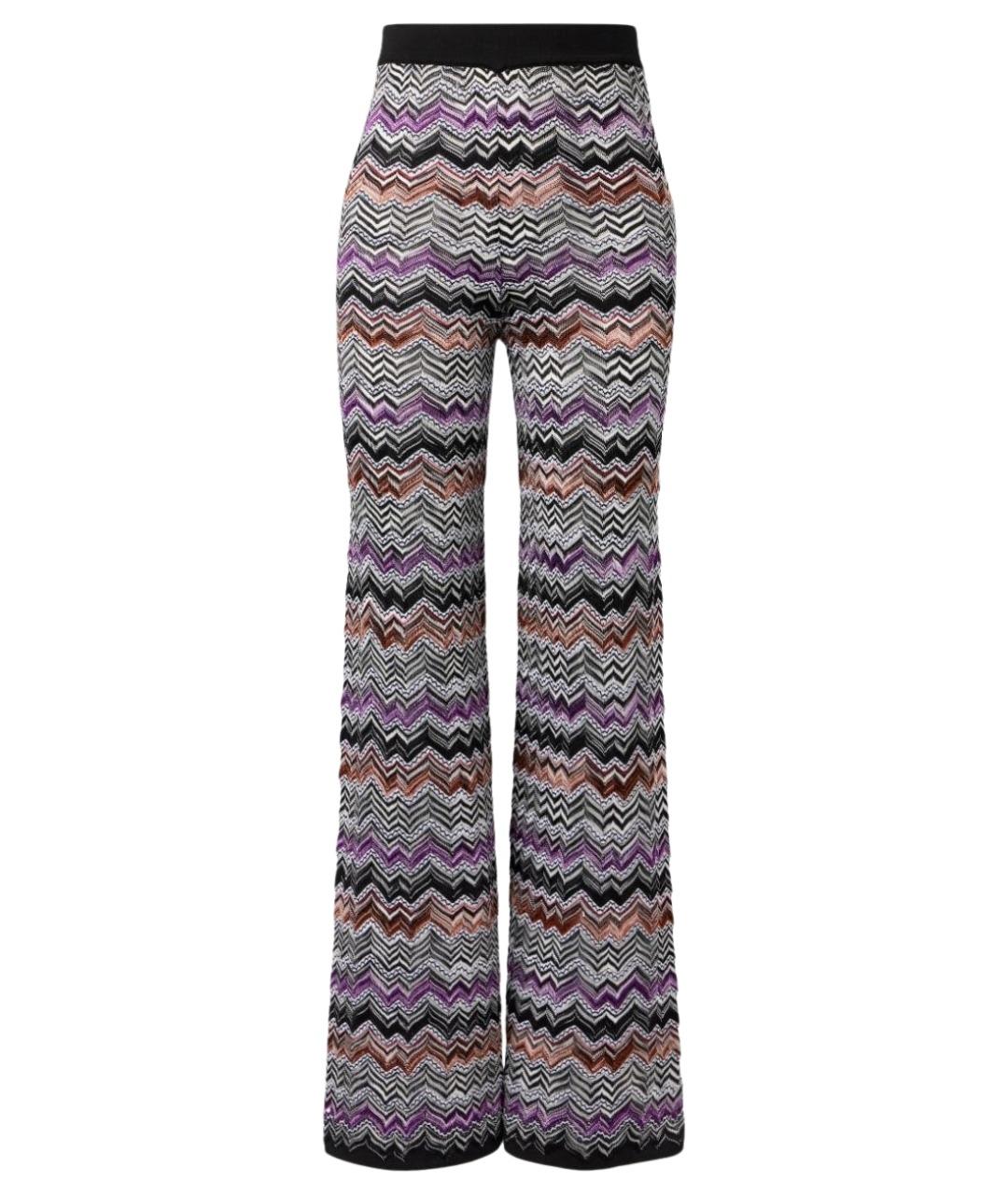 MISSONI Мульти вискозные прямые брюки, фото 1