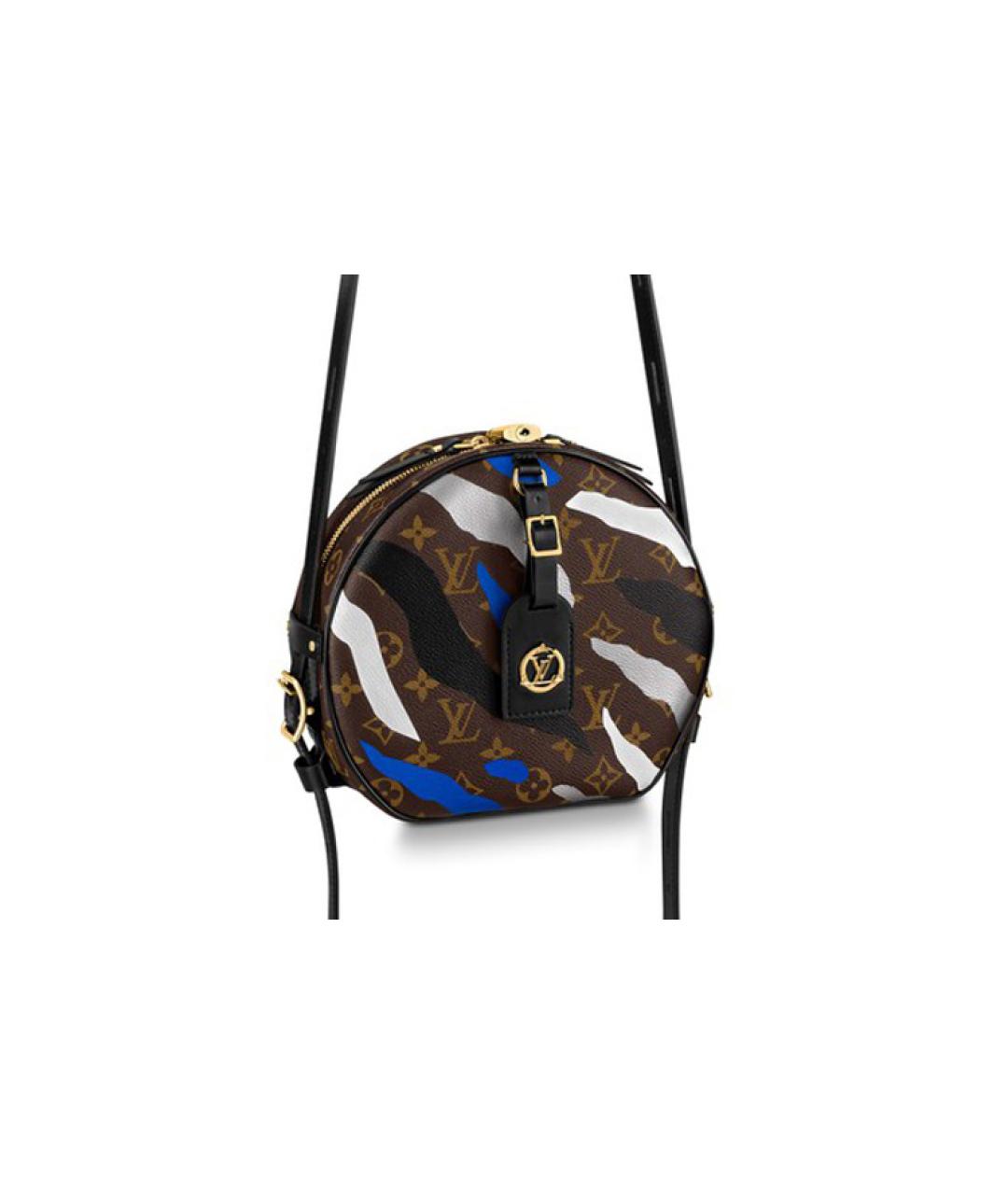 LOUIS VUITTON Коричневая сумка на плечо из канвы, фото 2