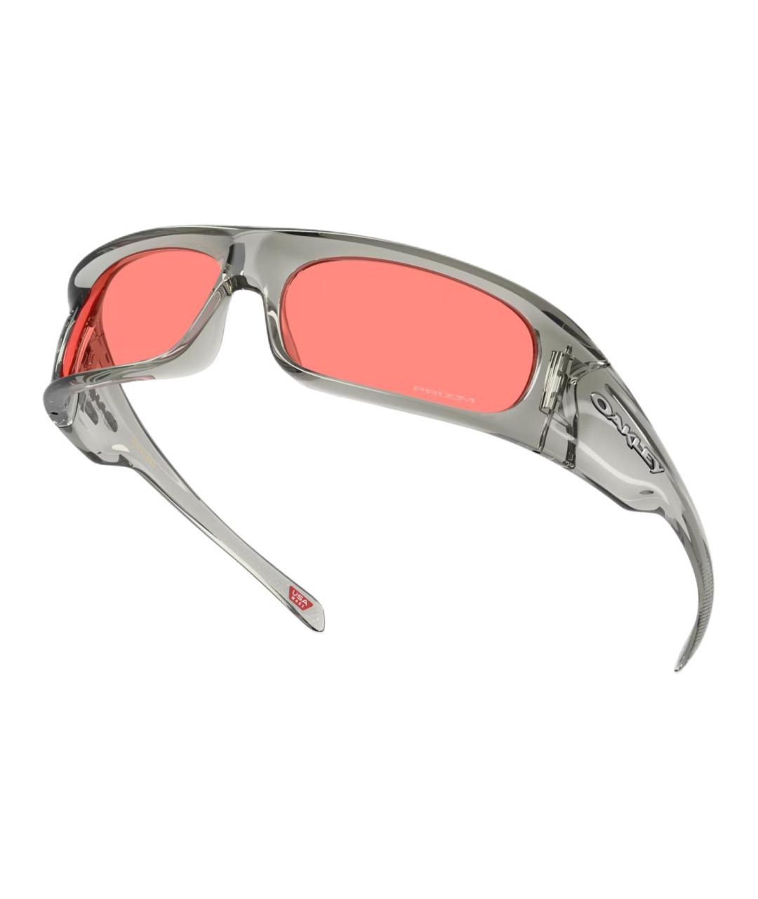 OAKLEY Серые пластиковые солнцезащитные очки, фото 4