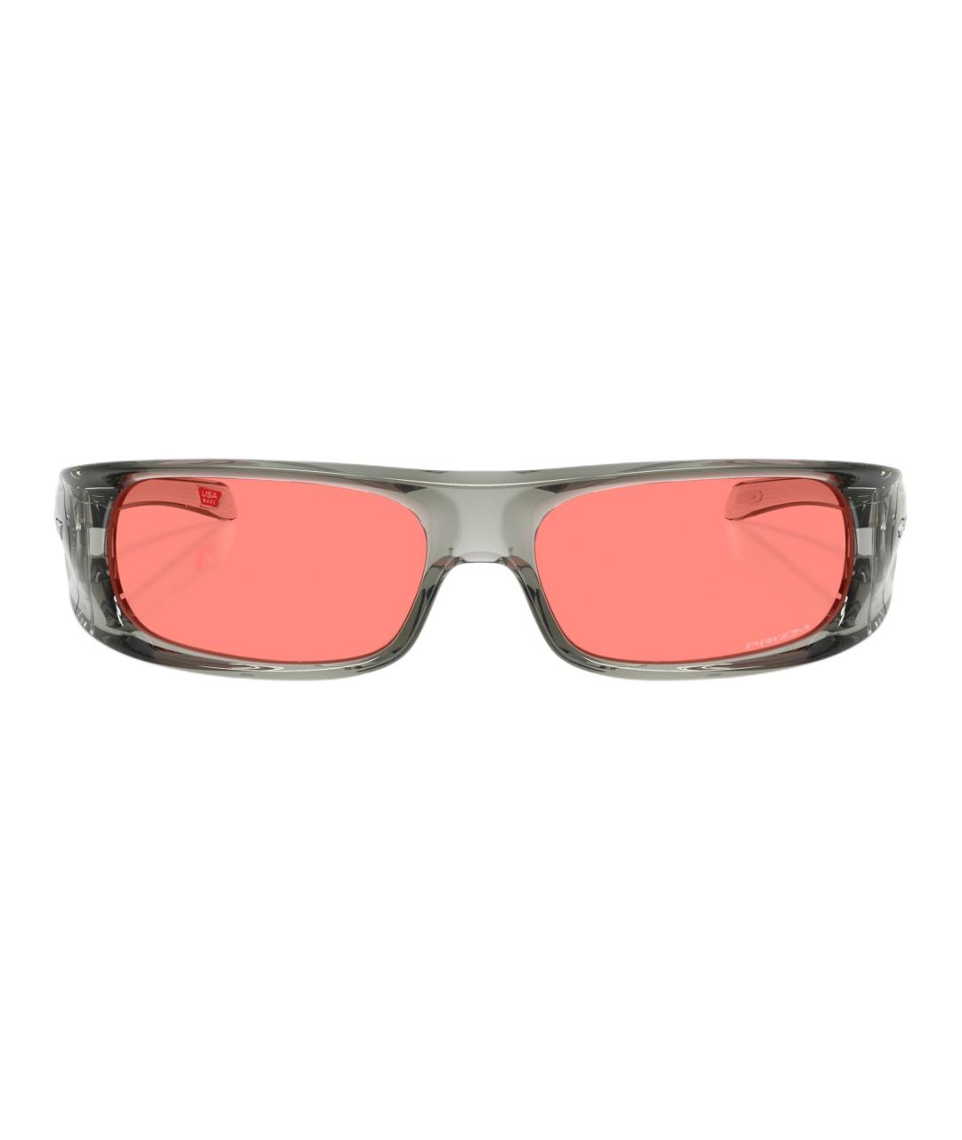 OAKLEY Серые пластиковые солнцезащитные очки, фото 2