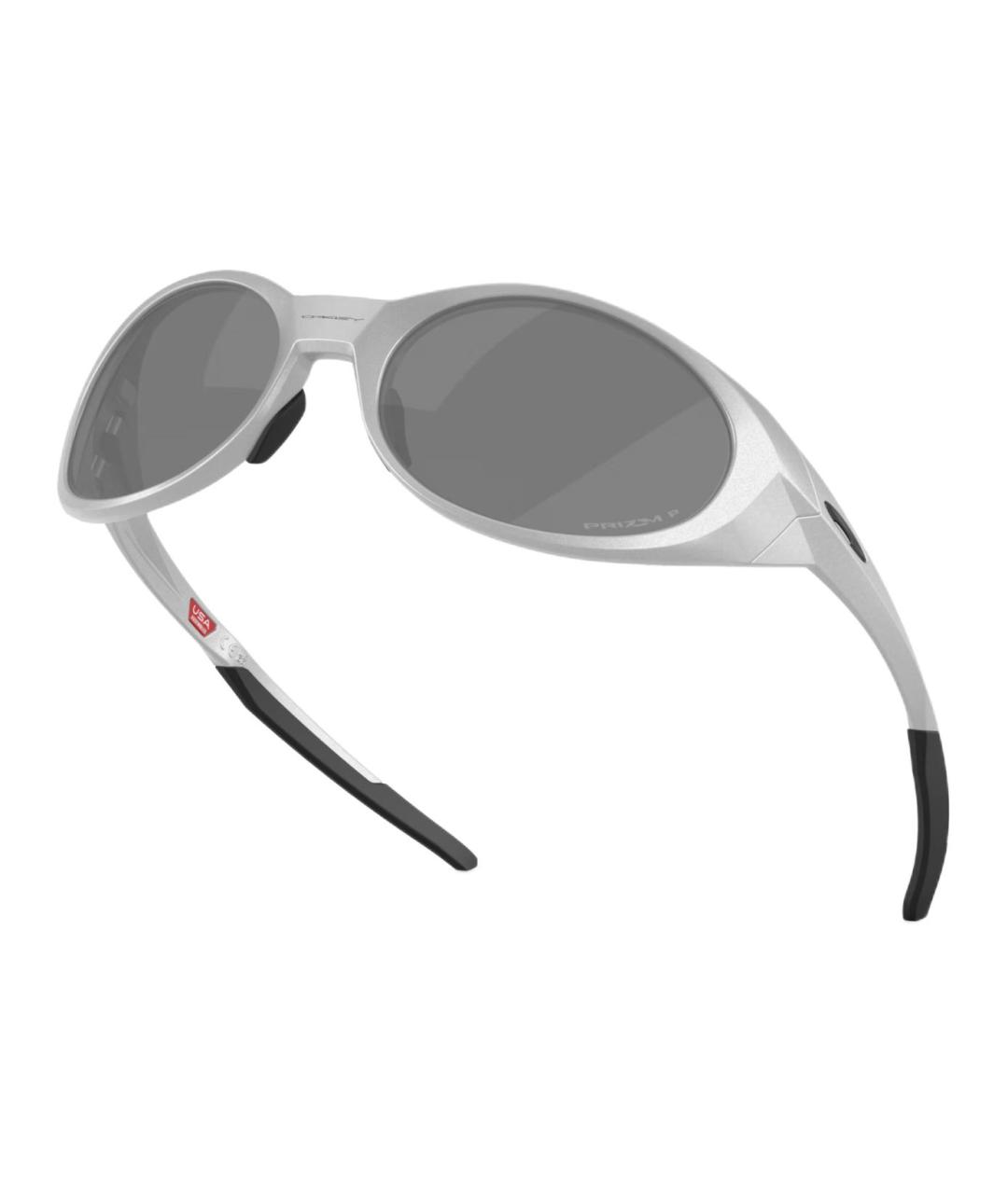OAKLEY Серебряные металлические солнцезащитные очки, фото 4
