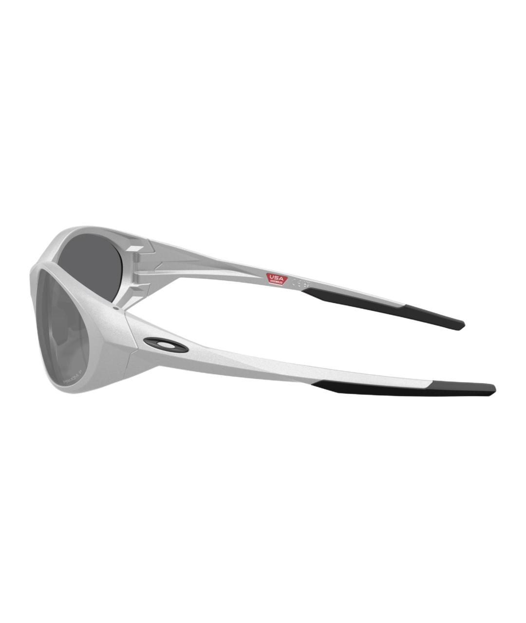 OAKLEY Серебряные металлические солнцезащитные очки, фото 3