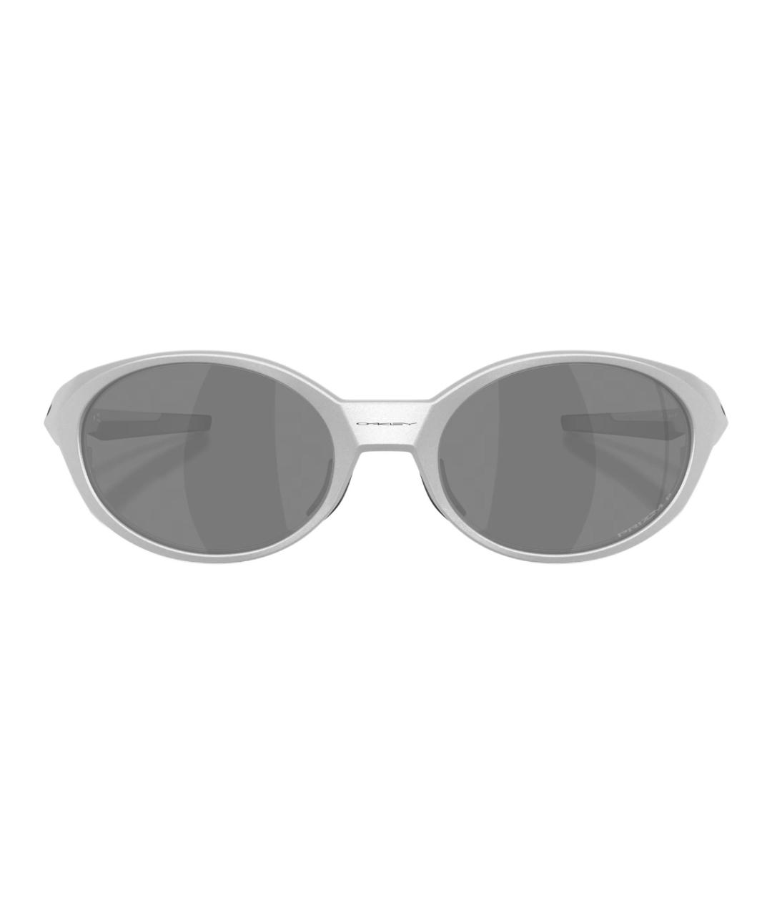 OAKLEY Серебряные металлические солнцезащитные очки, фото 2