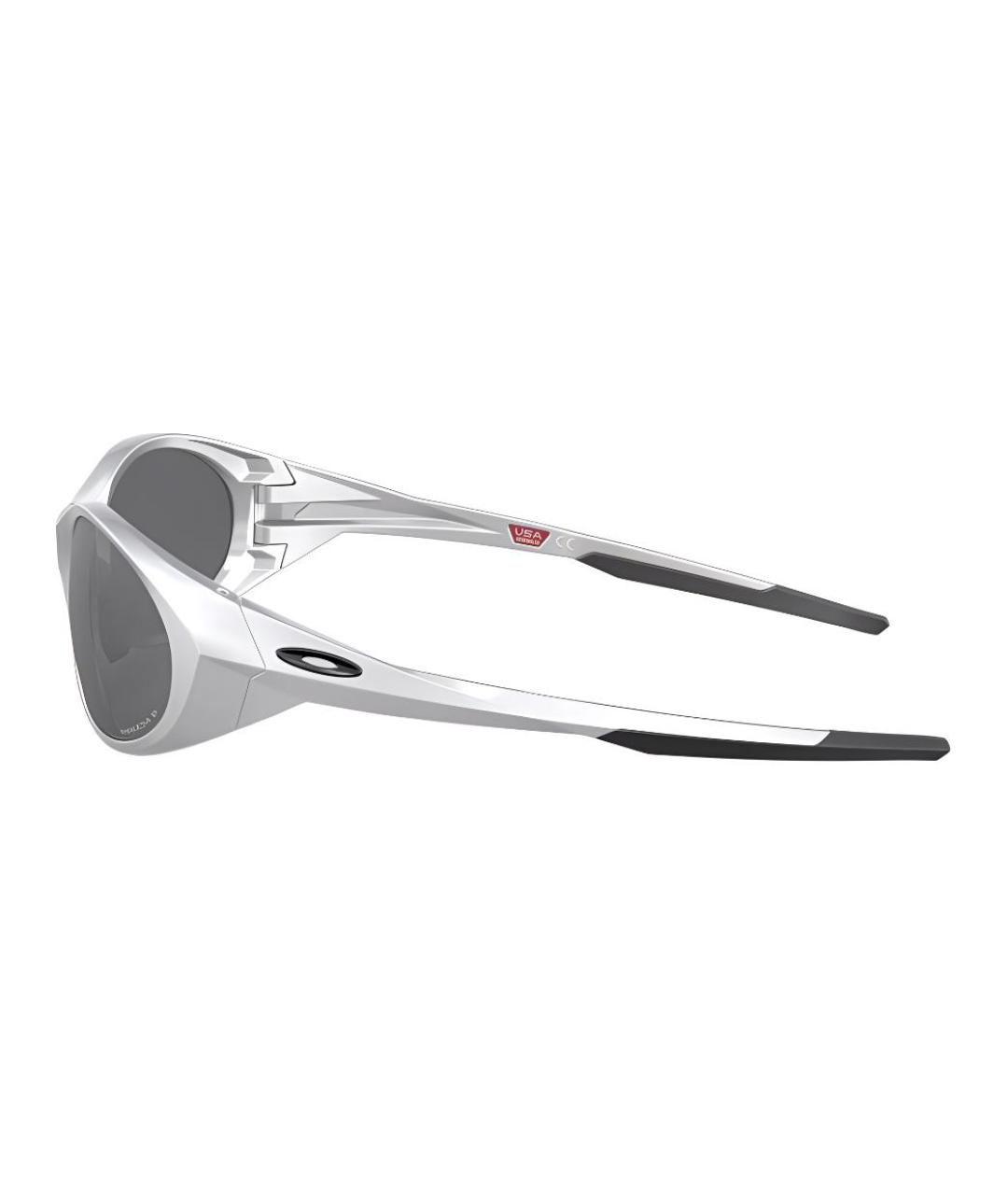OAKLEY Серебряные металлические солнцезащитные очки, фото 3