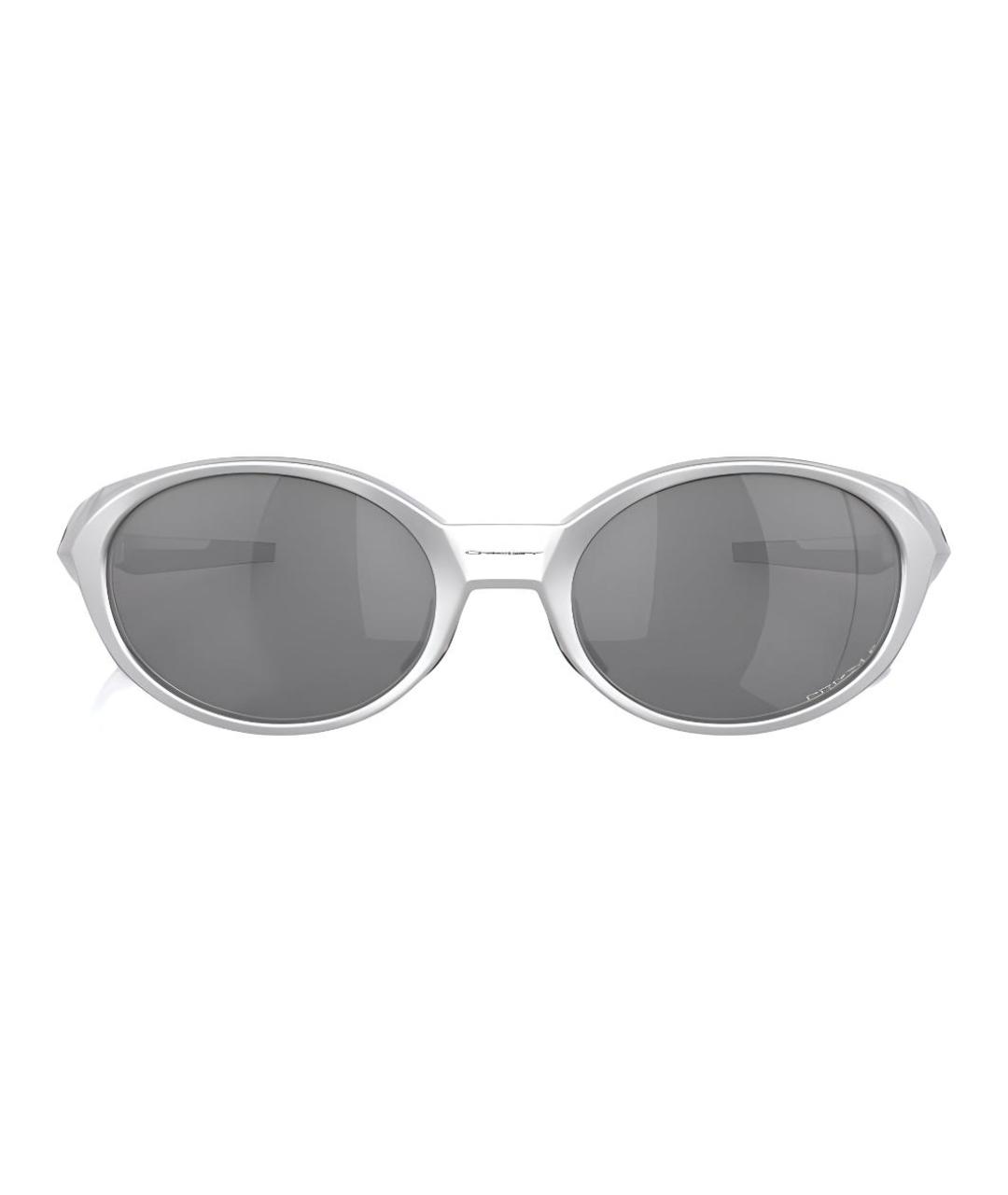 OAKLEY Серебряные металлические солнцезащитные очки, фото 2