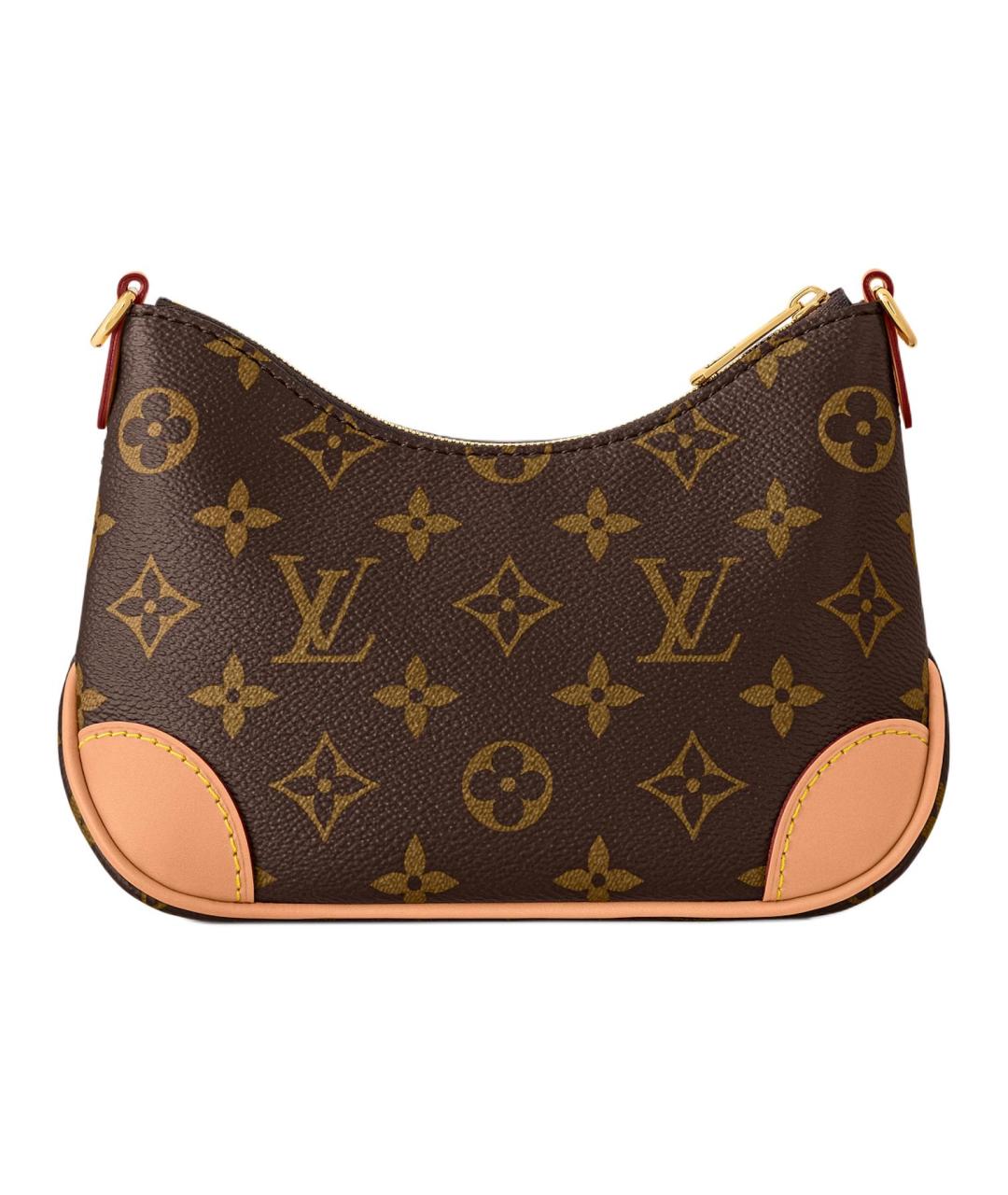 LOUIS VUITTON Коричневая сумка через плечо из канвы, фото 4