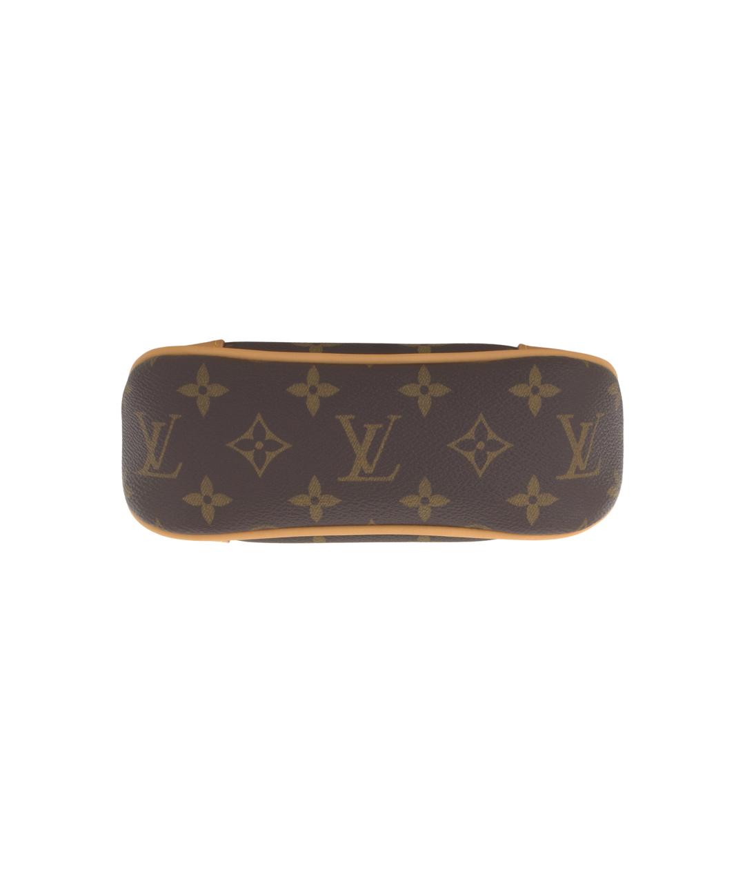 LOUIS VUITTON Коричневая сумка через плечо из канвы, фото 5