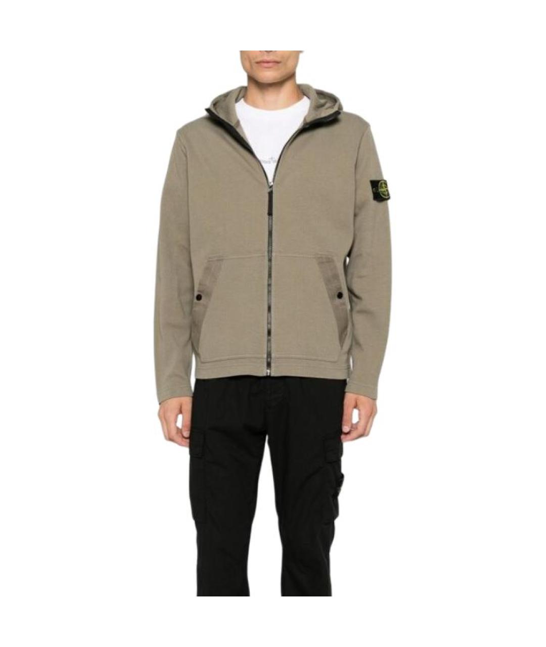 STONE ISLAND Зеленая куртка, фото 6