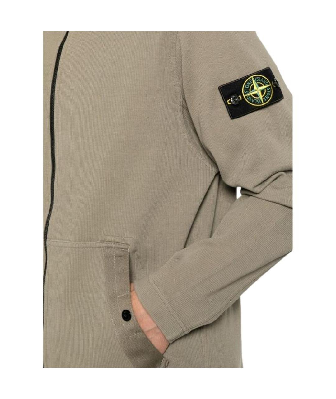 STONE ISLAND Зеленая куртка, фото 4
